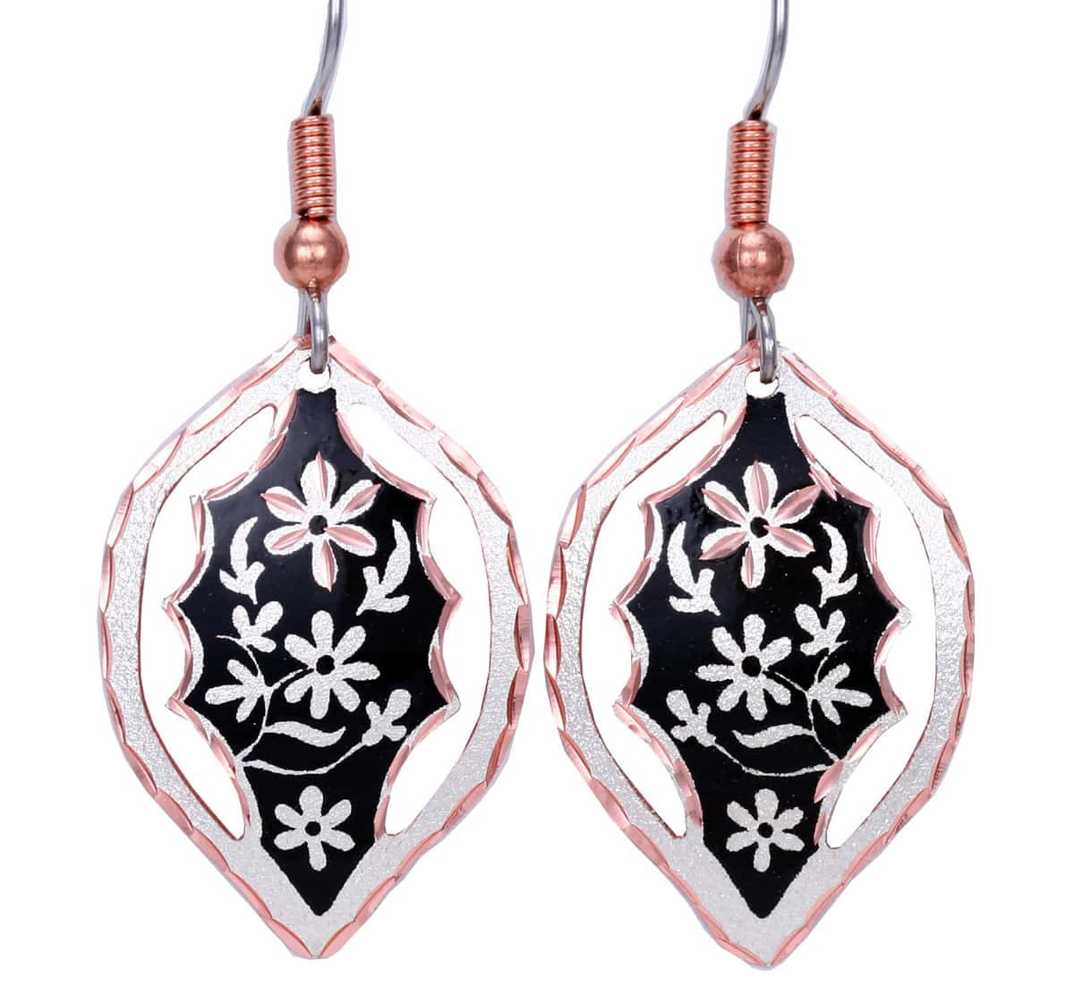 Cut Out Sitting Cat Earrings, Wholesale Handmade Earrings