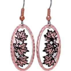 Cut Out Maple Leaves Earrings