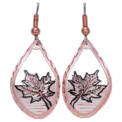Cut Out Maple Leaf Earrings