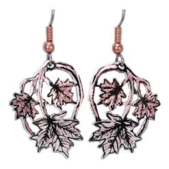 Purchase Cut Out Maple Leaves Earrings