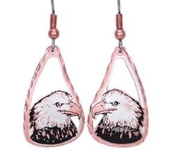 Buy Eagle Earrings Cut Out from Copper