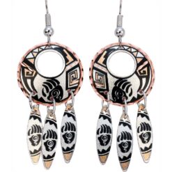 Dangle Native Bear Claw Earrings