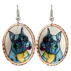 Colorful Dog Earrings