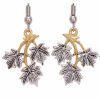 fashion maple leaves earrings