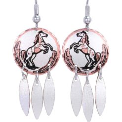 Rearing Horse Earrings