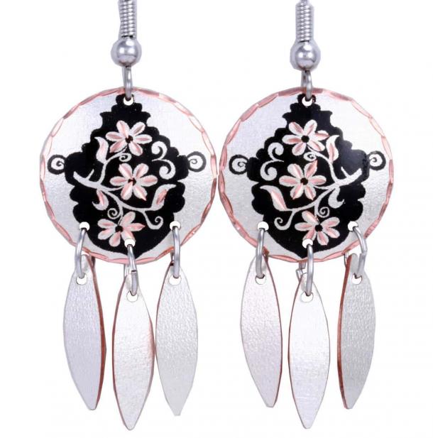 Dangle Handmade Flower Earrings, Wholesale Handmade Earrings