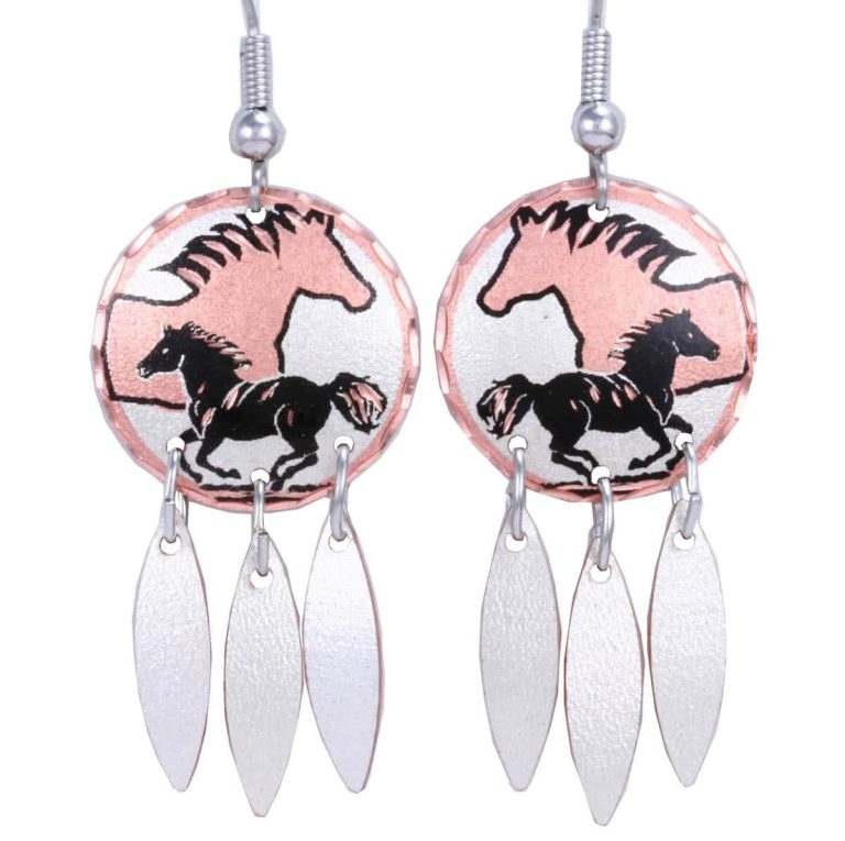 Dangle Native Inukshuk Earrings Handmade Canadian Jewellery