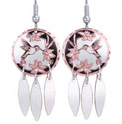 Dangle Hummingbird Earrings