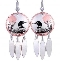 Dangle Loon Earrings