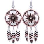Southwest Native Starburst Earrings