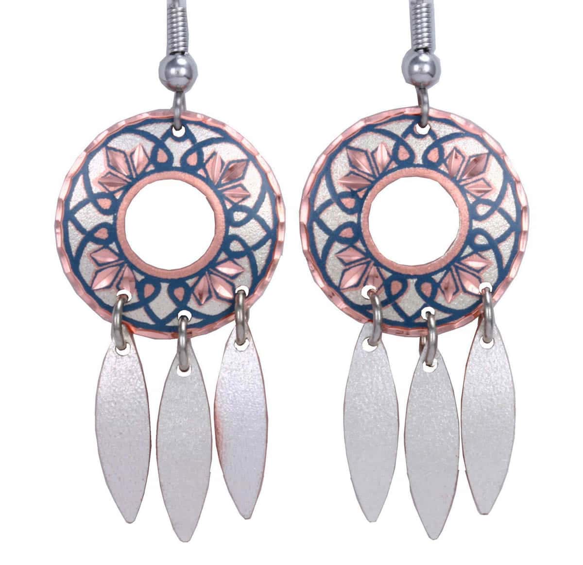 Dangle Dream Catcher Handmade Earrings Dangle Dream Catcher Handmade Earrings