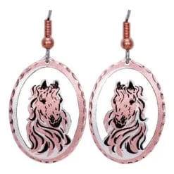 Cut Out Wholesale Horse Earrings