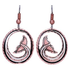 Buy cut out whale tail earrings with diamond cut to sparkle