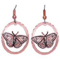 Unique handmade jewelry, featuring Handmade Earrings made from copper in nature and wildlife designs.