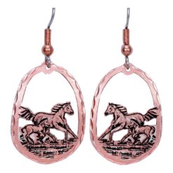 Cut Out Horse Earrings