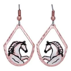 stallion horse earrings