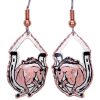 Stallion Horse and Horse Shoe Earrings