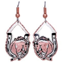 Horse and Horse Shoe Earrings