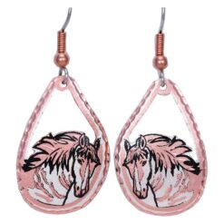 Cut Out Horse Earrings