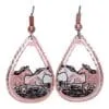 Cut Out Wildl Horses Earrings