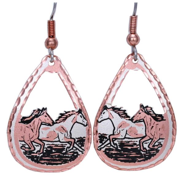 Running Wild Horses Earrings Wholesale