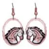 Spotted Horse Cut Out Earrings