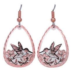 Teardrop Hummingbird Earrings
