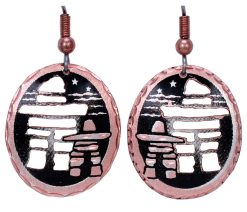 Inuit Inukshuk earrings