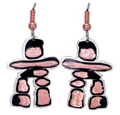 Handmade Canadian Inukshuk Earrings Wholesale
