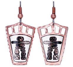 Canadian Native Inuit Inukshuk Earrings