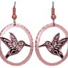 Native Haida Hummingbird Earrings Wholesale
