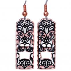 NW Native Cut Out Bear Earrings