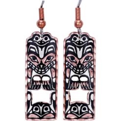 NW Native Cut Out Bear Earrings