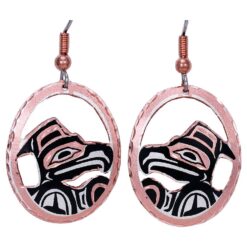 Buy Canadian Native Eagle Handmade Earrings from Copper