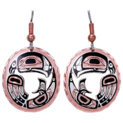 Cut Out Eagle Earrings