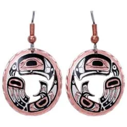 Cut Out Eagle Earrings