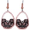 Haida Totem Beaver Earrings