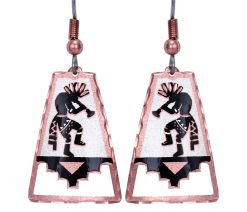 Cut Out Kokopelli Earrings