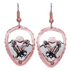 Cut Out Eagle Earrings