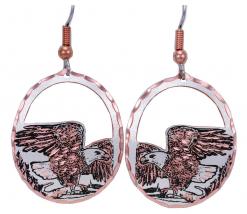 Cut Out Flying Eagle Earrings