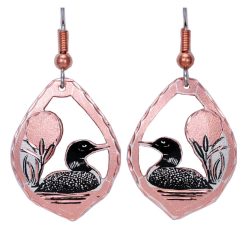 Canadian Wildlife Loon Earrings