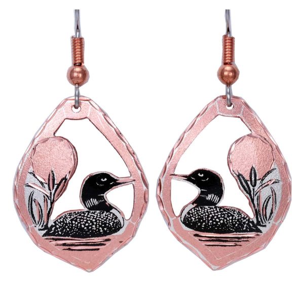 Canadian Wildlife Loon Earrings