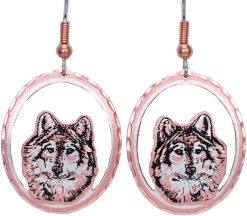 Wholesale Handmade Wolf Earrings