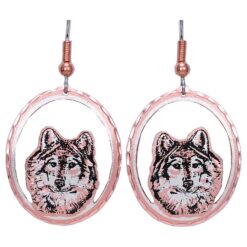 Wolf Cut Out Earrings