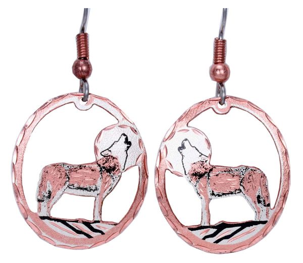 Buy Cut Out Wolf Earrings