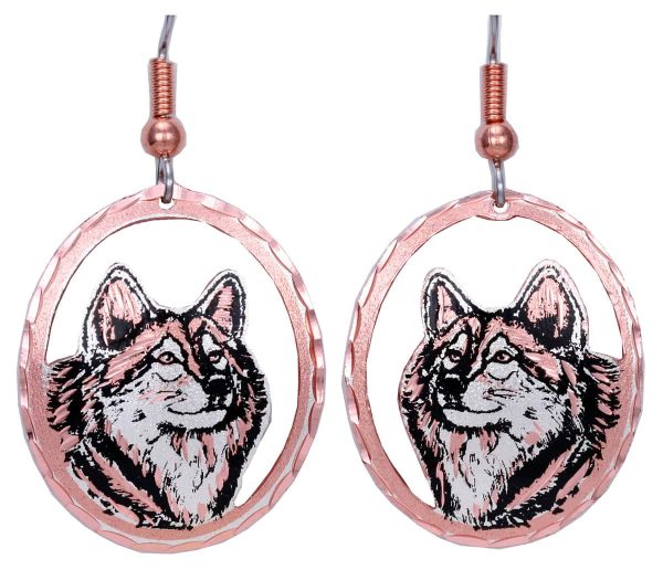 Handmade Jewelry Wholesale, Wolf Earrings