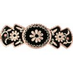 Black Daisy Flower Hair Hair Clip