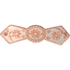 Buy Silver Colored Floral Barrettes