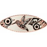 Native Haida Hummingbird Hair Clip