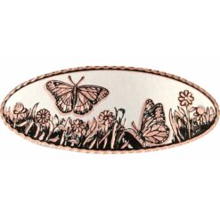 Buy Butterfly Barrettes Silver-Plated and Diamond Cut